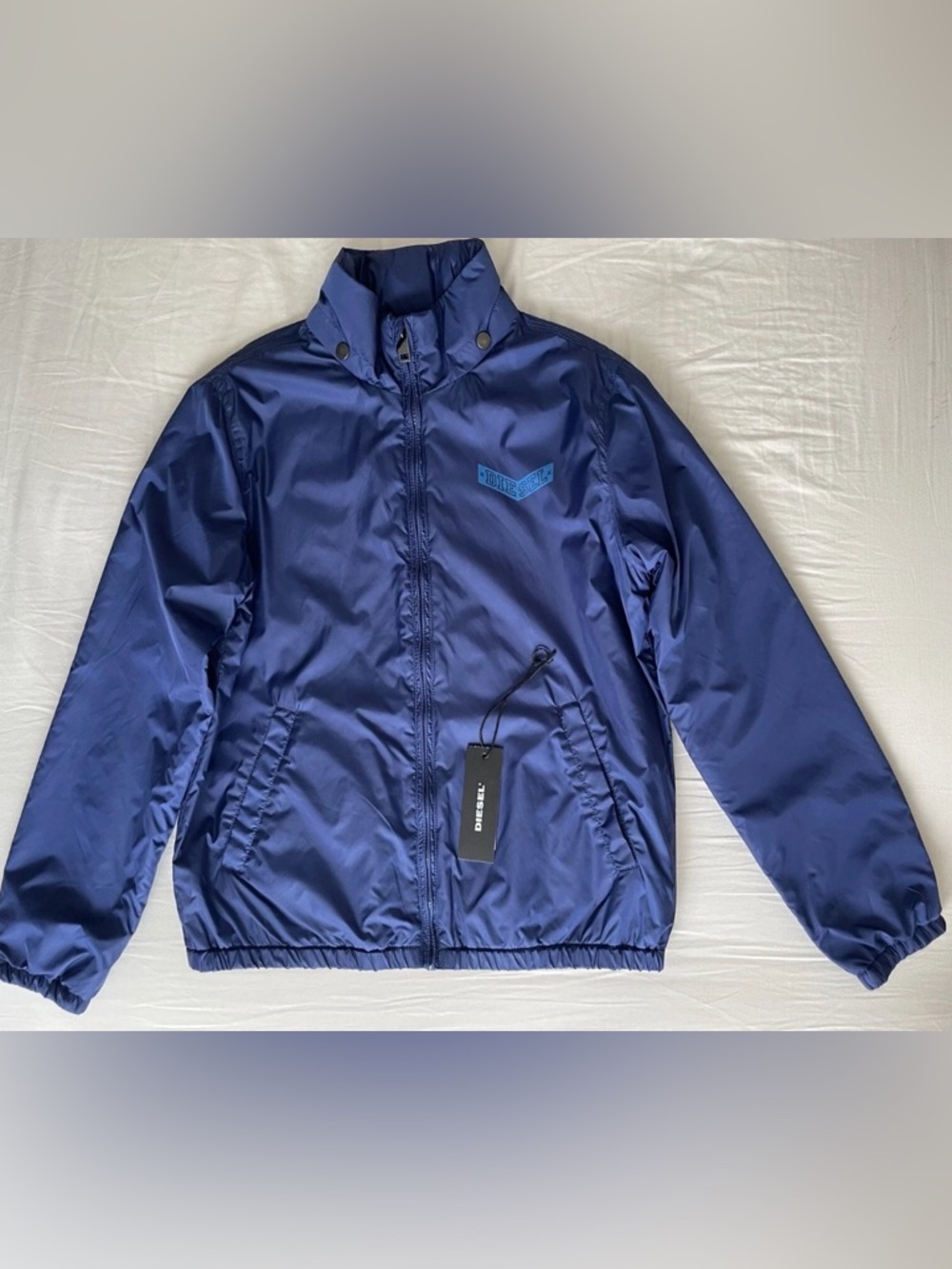 Diesel Boys Deep Blue Lightweight Windbreaker Jacket 12 years